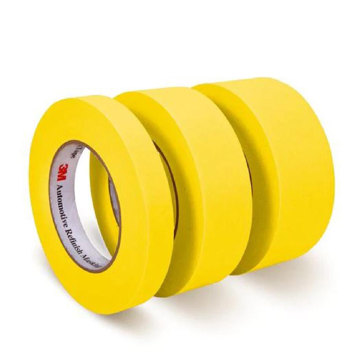 3M Masking Tape, Automotive Refinishing, Yellow