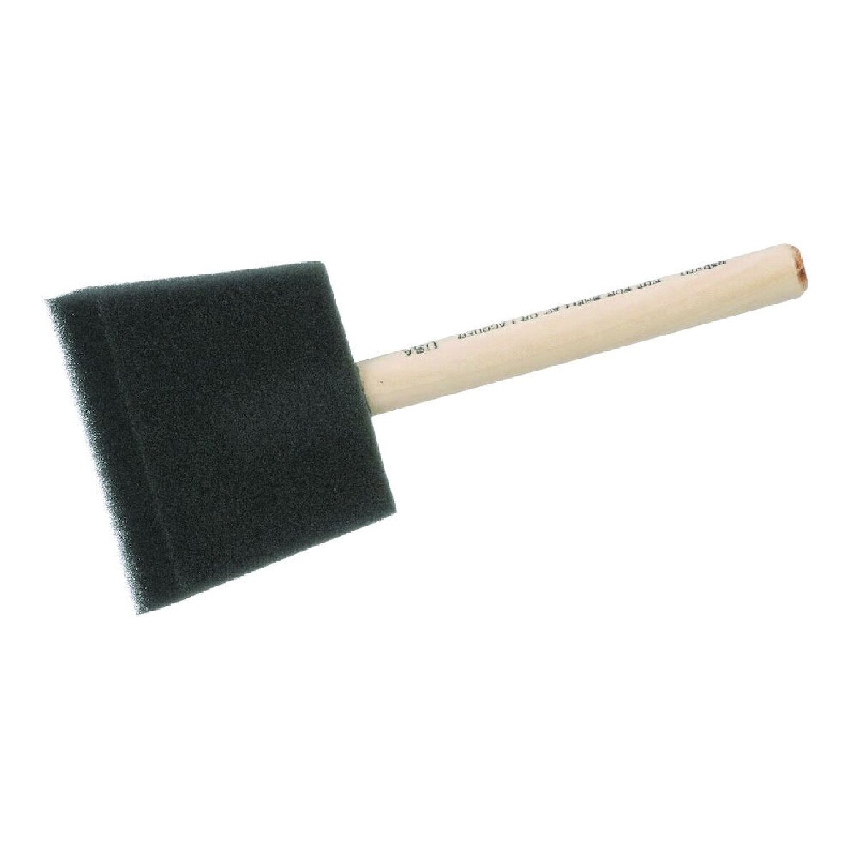 Foam Paint Brush for smooth finishes and touch-up applications