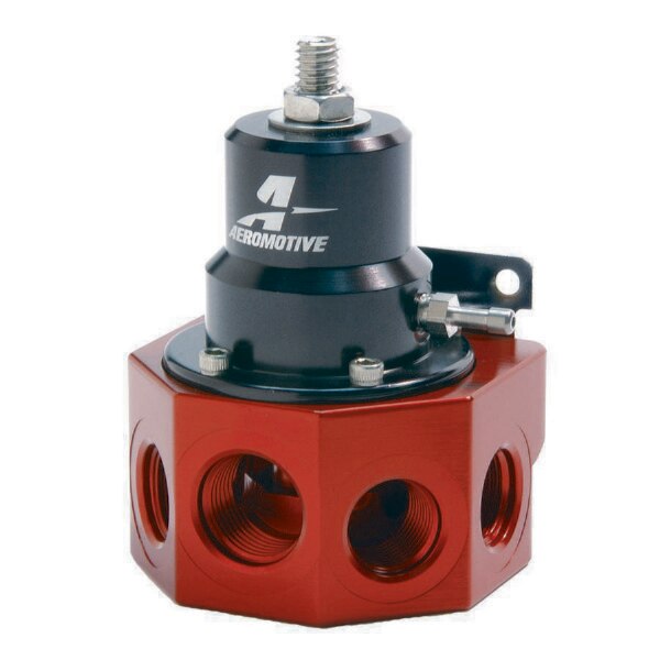 Aeromotive A2000 Fuel Pressure Regulator 2-20 PSI Inline -10 AN Inlet Four -8 AN Outlets -10 AN Return E85 Gas Diesel