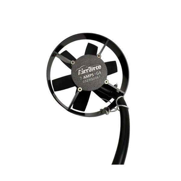 Ultra Brake Fans AirrForce High Output Racing Brake Fan Insert, G4 Series, In-Line, 4. ...