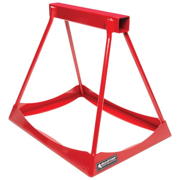 Allstar Jack Stand Stackable 12x15 Inch Base 14 Inch Tall Red Pair