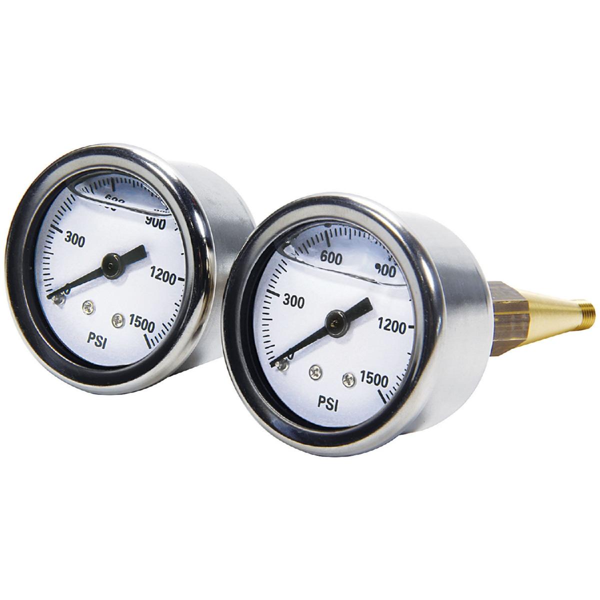 Allstar Performance Brake Pressure Gauge, 01500 PSI, Mechanical