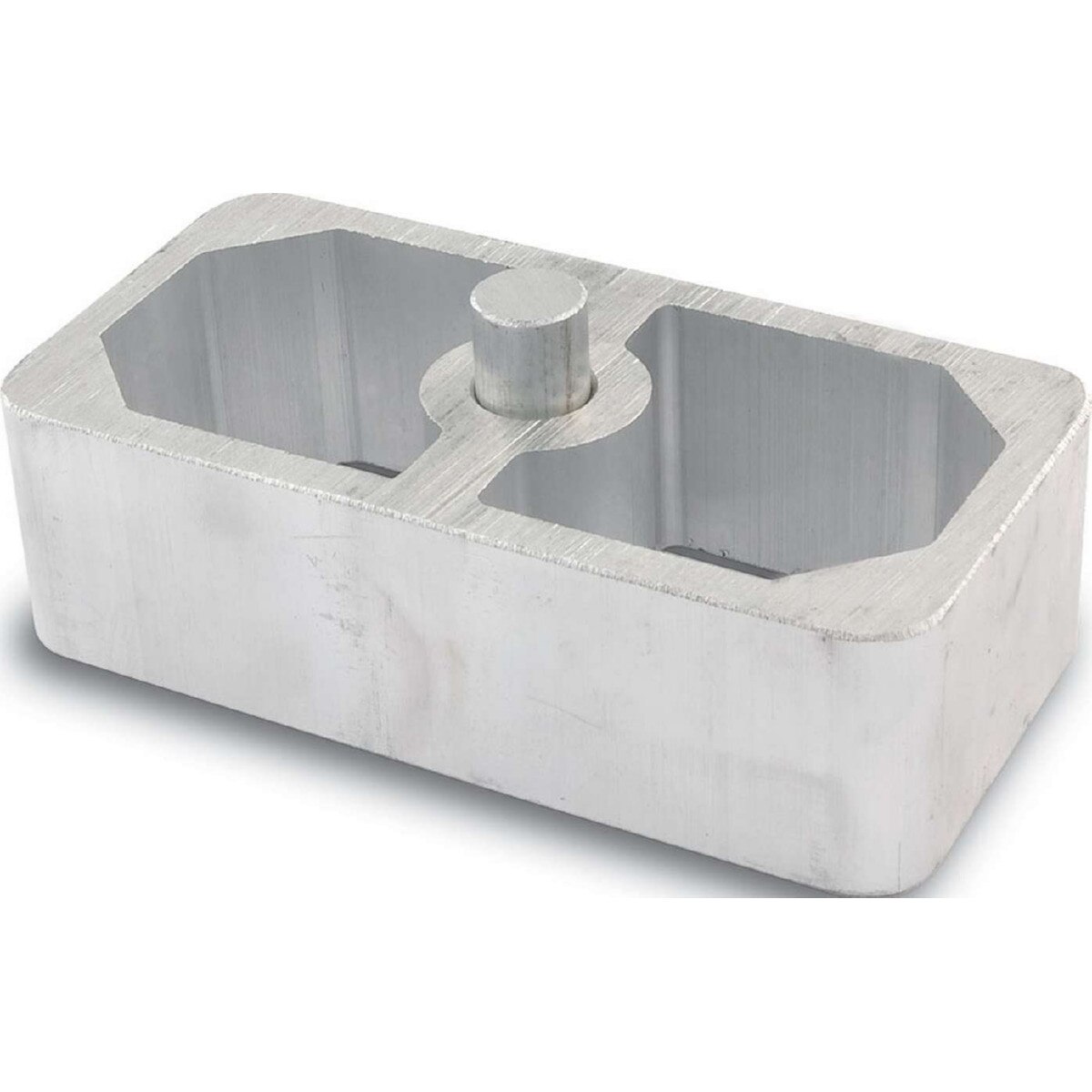 Allstar Leaf Spring Block 1.500 Inch Height 2.500 Inch Width 5 Inch Length 0.562 Inch Diameter Pin Aluminum