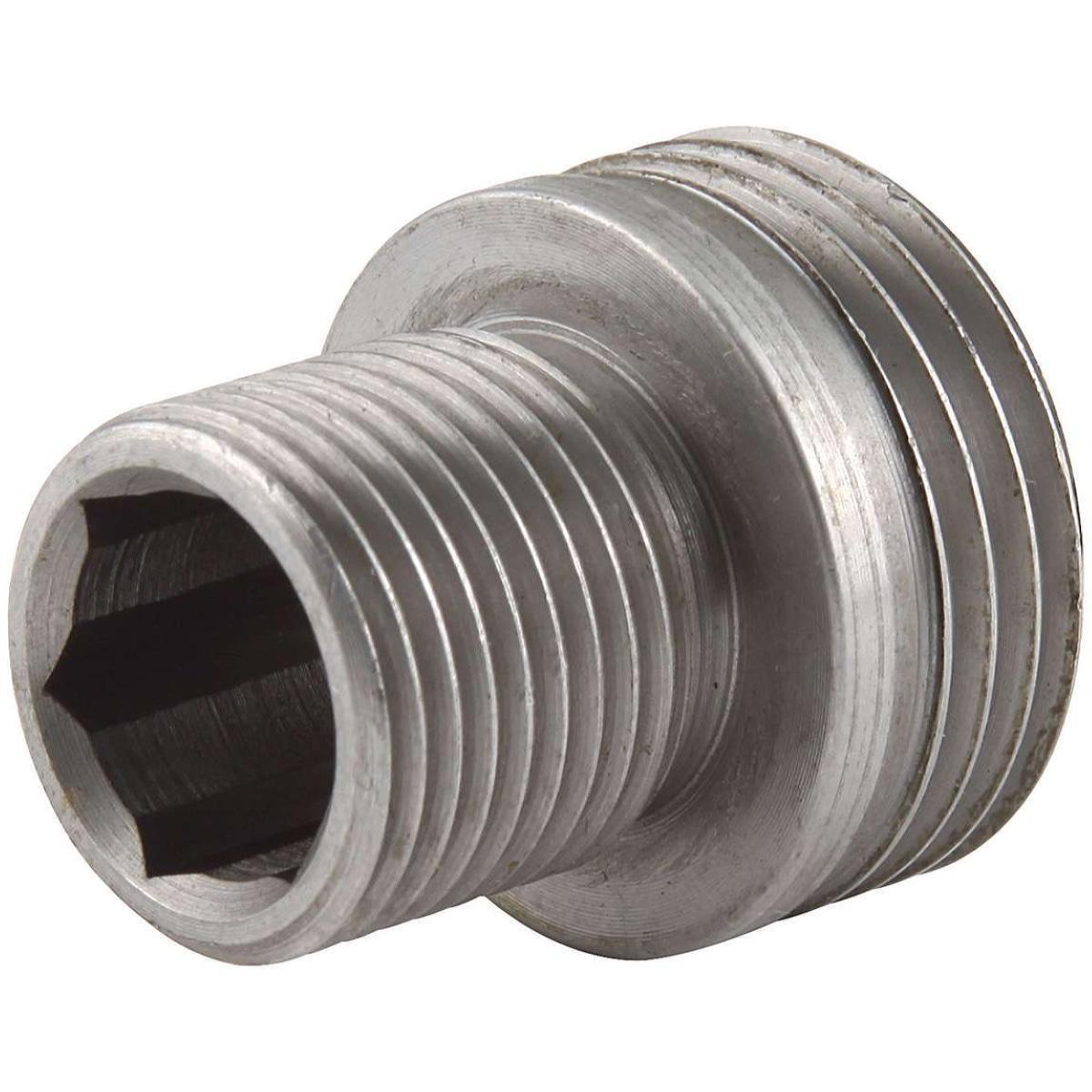 Allstar Performance Oil Filter Adapter, Bypass, 3/4"16 Thread, Steel