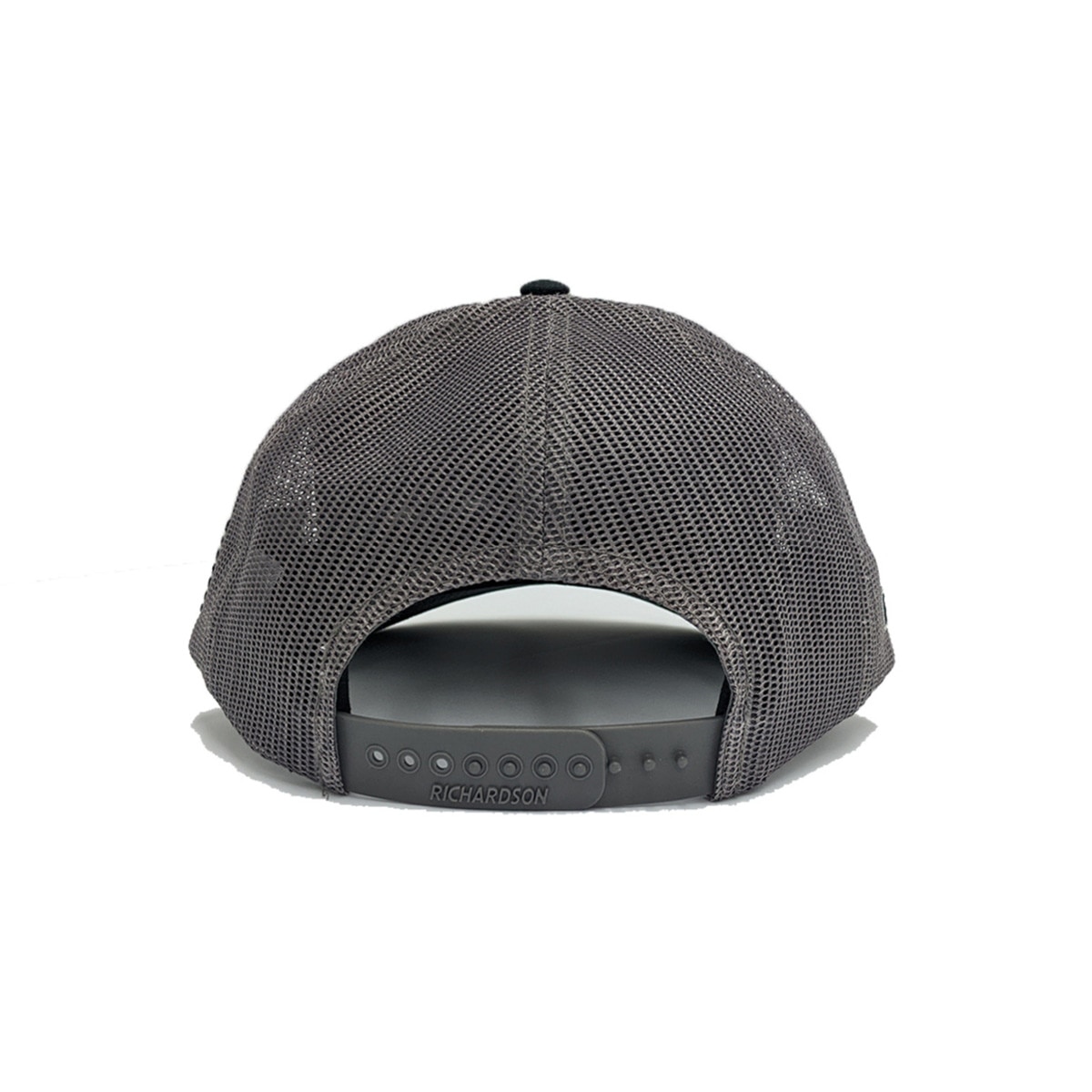 Hat Stock Car Steel Logo Richardson 112 Charcoal Black Tonal