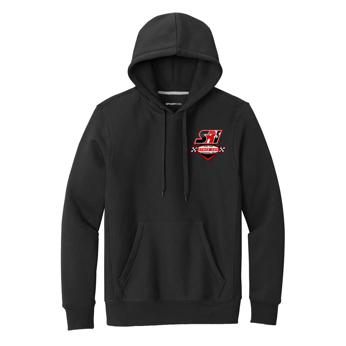 Hoodie SRI Stock Car Steel Double Logo Black Large