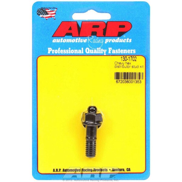 ARP Distributor Stud Kit Hex Nut Chromoly Black Oxide Chevy