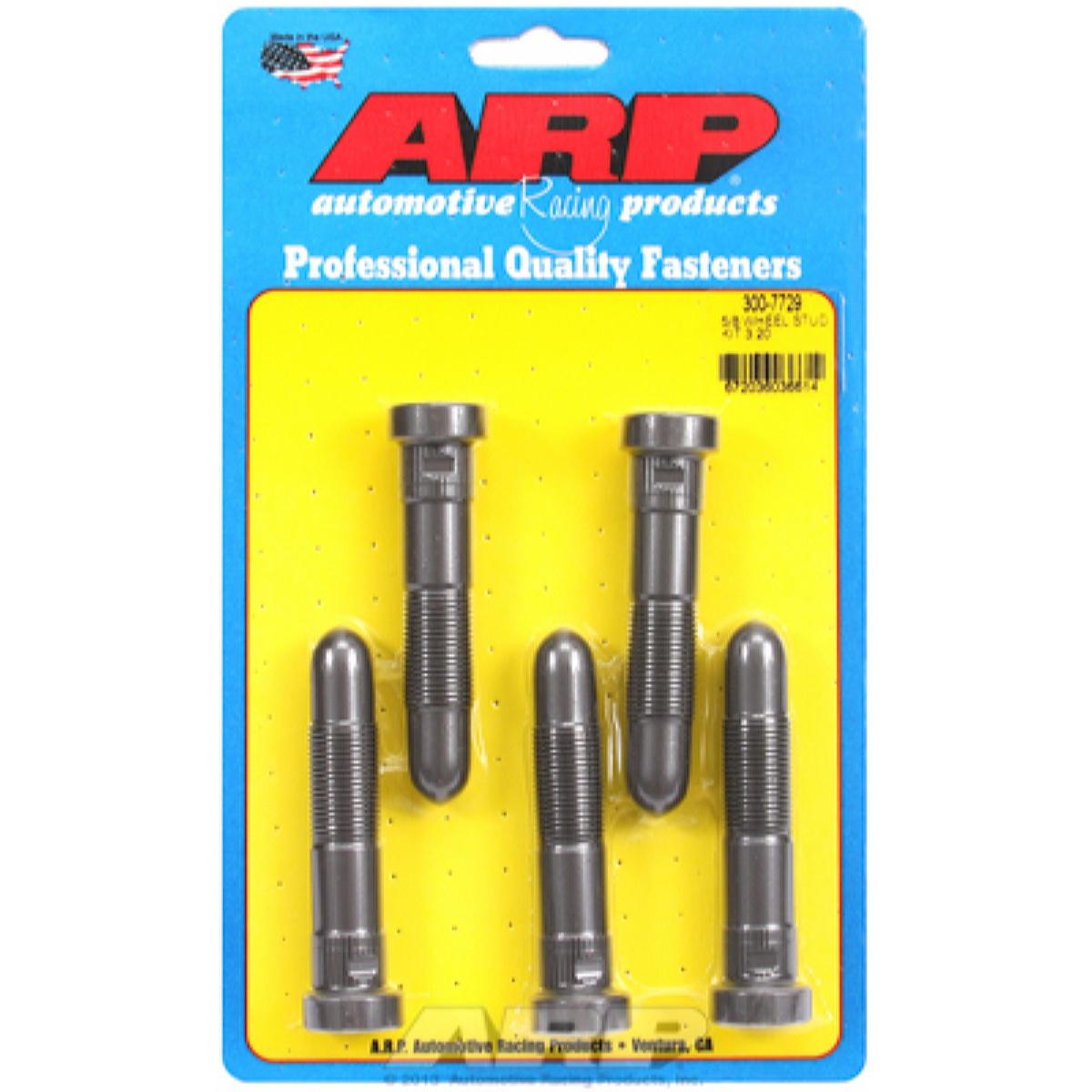 ARP Wheel Studs, Bullet Style Nose, 5/8"18 Thread, 2.350" Thread