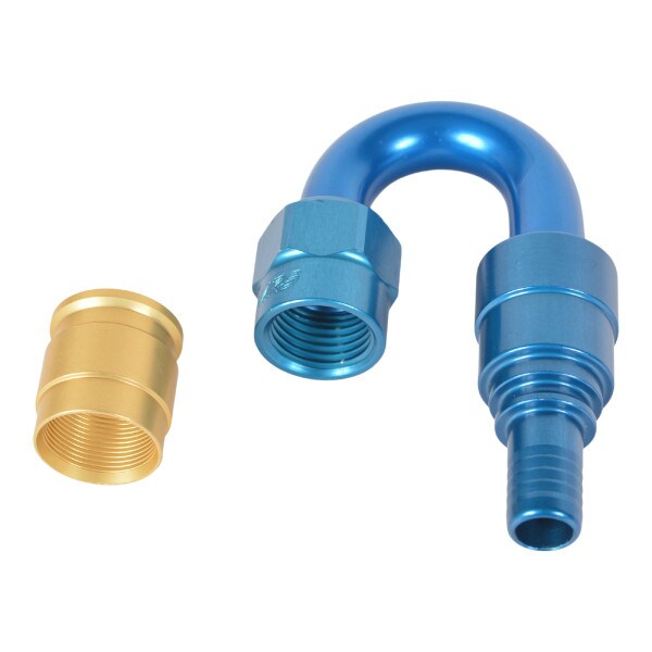 A-1 Racing Products Hose End #6 180 Degree Swivel
