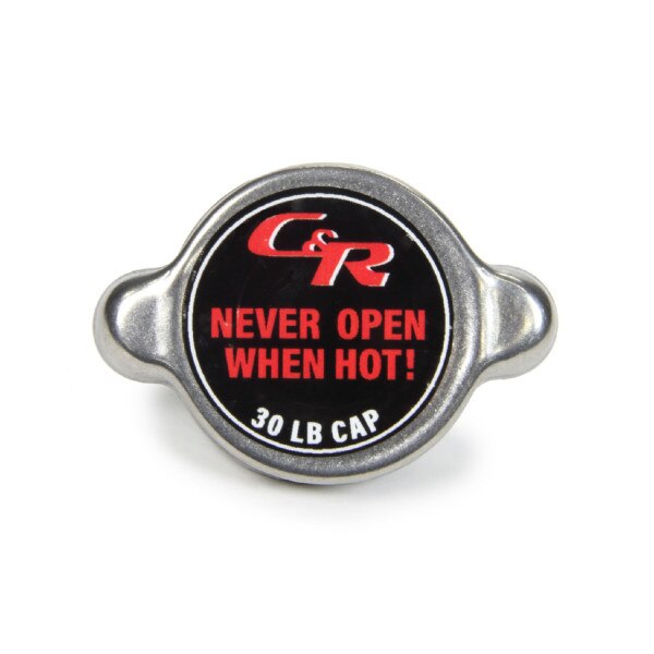 Cer331 C&R Radiator Cap, 30 LBS, Round (32mm Radiator Neck)