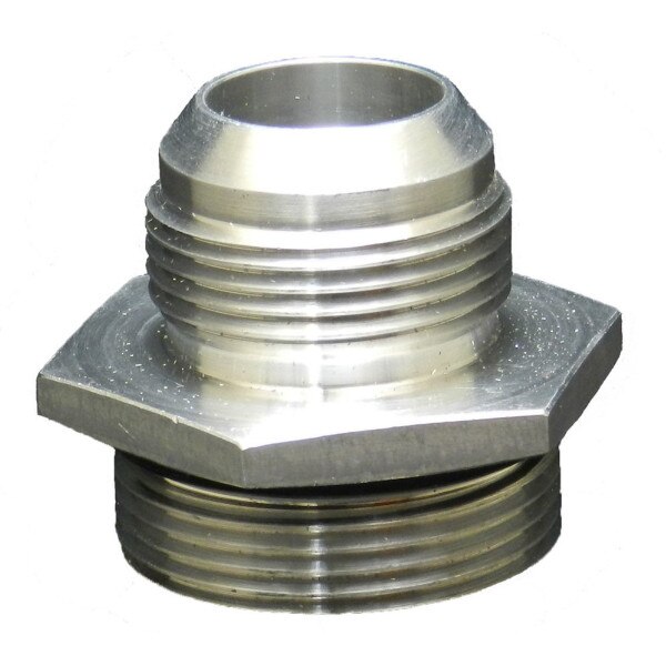 C&R Radiator Inlet Fitting, Straight, 16 AN Male, 20 AN Male O-Ring ...