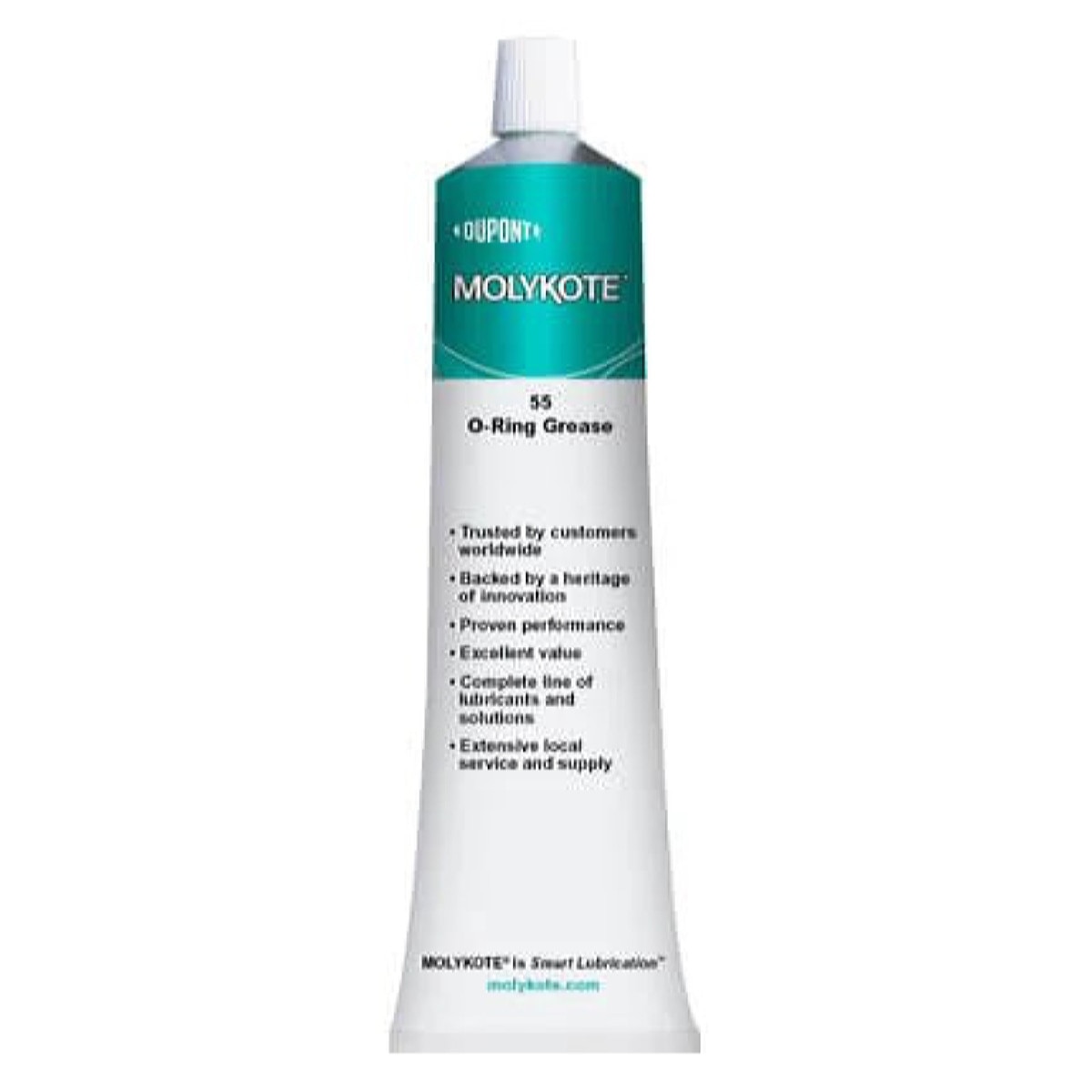 Molykote O-Ring Grease, Moly 55, Off-White, 5.3 oz. Tube
