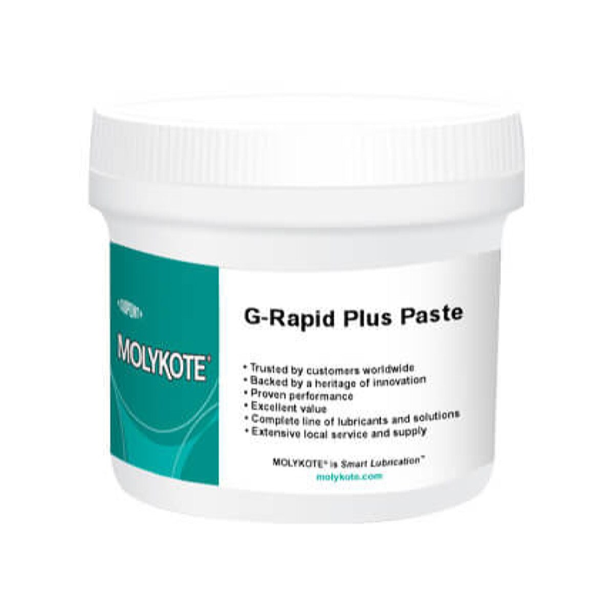 Molykote Solid Lubricant Paste, G-Rapid Plus, Black, 250 g. Jar