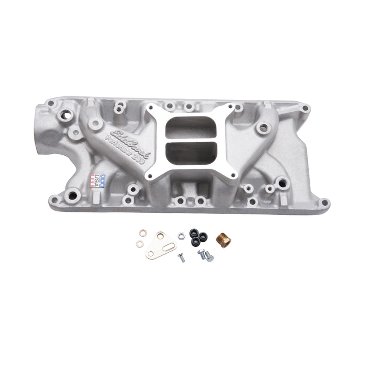 Edelbrock Intake Manifold, Performer 289, Square Bore, Dual Plane 