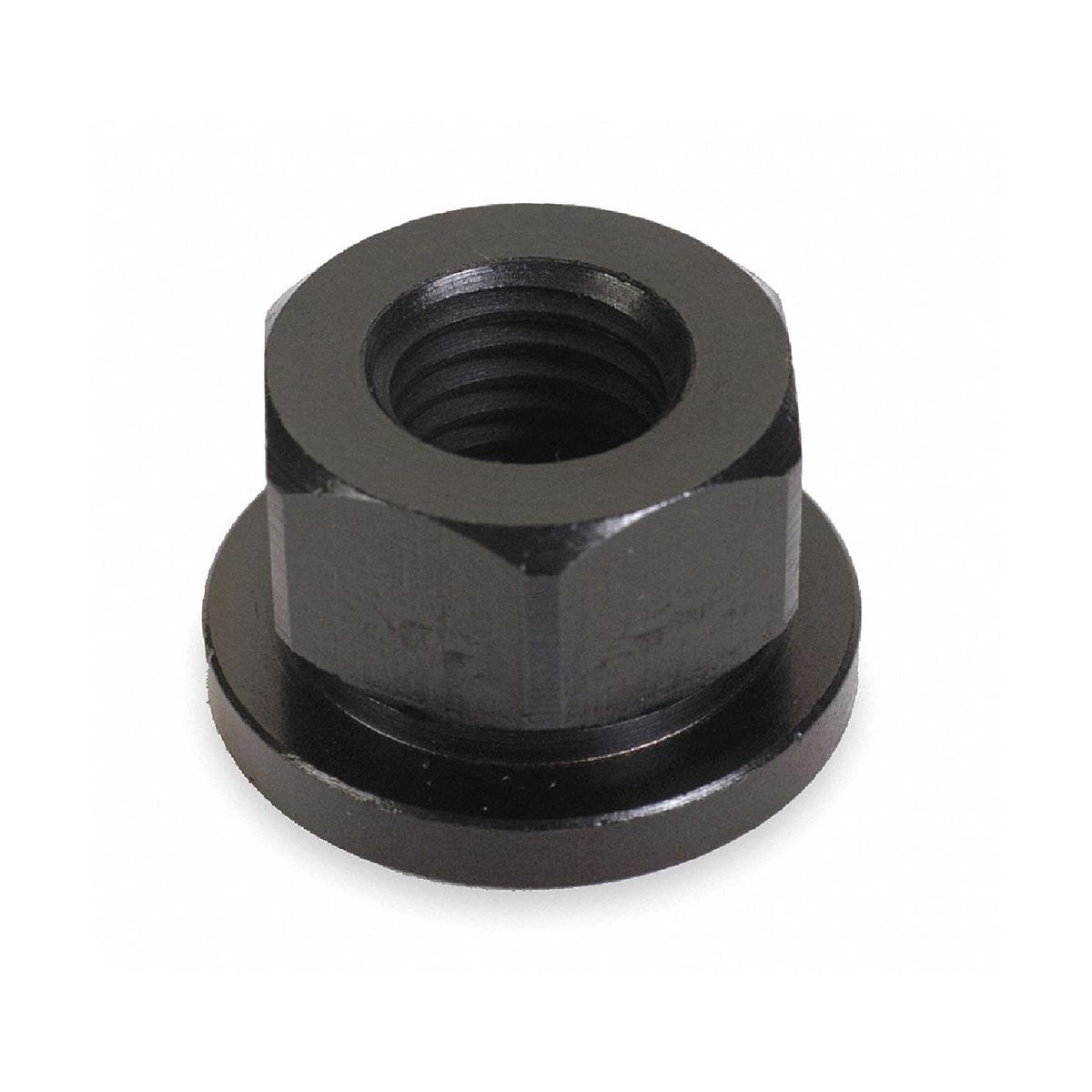 Flange Lock Nut, Black Phosphate, Metric Thread
