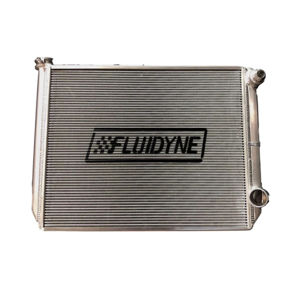 Performance Radiator Inlet Fluidyne Radiator, Racing Series, Double Pass, 18.000? Height, 27.000 ...