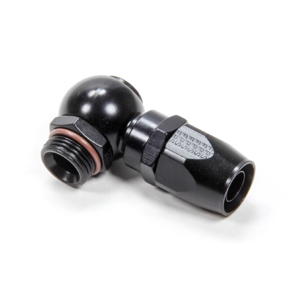 Fragola #10 Banjo Hose Fitting Straight Black 100010