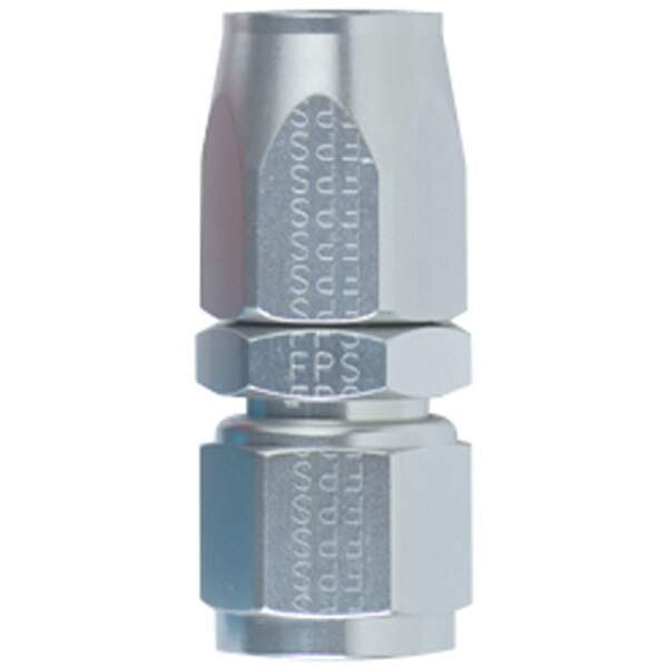 Fragola Hose End, Power Flow, Straight, #12 AN Hose, #12 AN Female, Aluminum, Clear