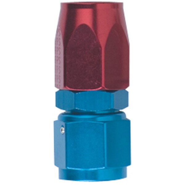 Fragola Hose End, Power Flow, Straight, #12 AN Hose, #12 AN Female, Aluminum, Blue