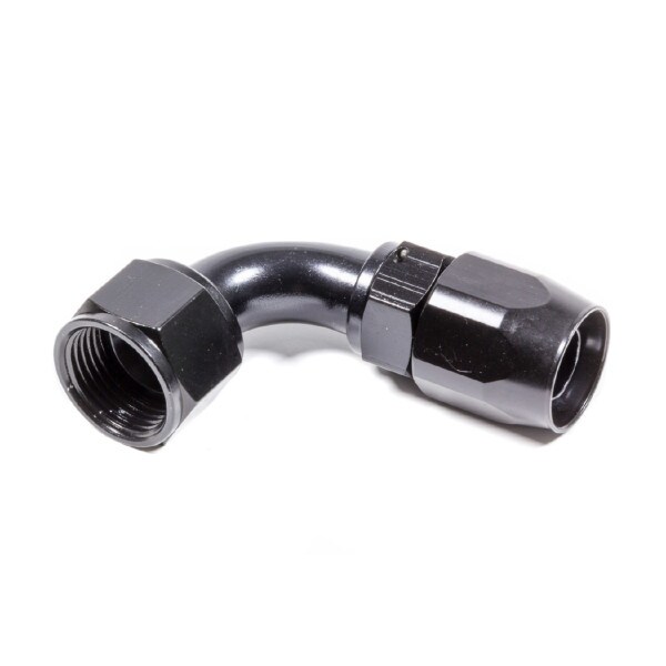 Fragola Hose Fitting #10 90-Degree Black 109010-BL Fragola Hose Fitting #10 90-Degree Black 109010-BL
