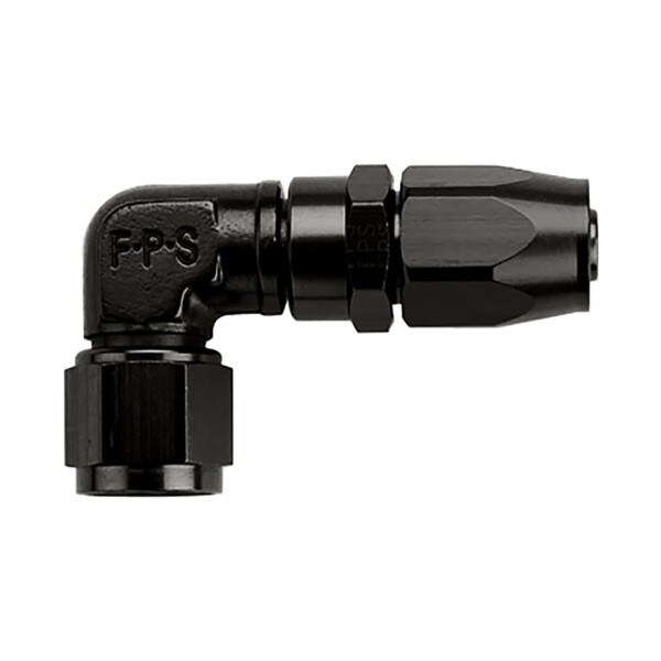 Fragola Hose Fitting #12 90-Degree Black - Low Profile 109112-BL Fragola Hose Fitting #12 90-Degree Black - Low Profile 109112-BL