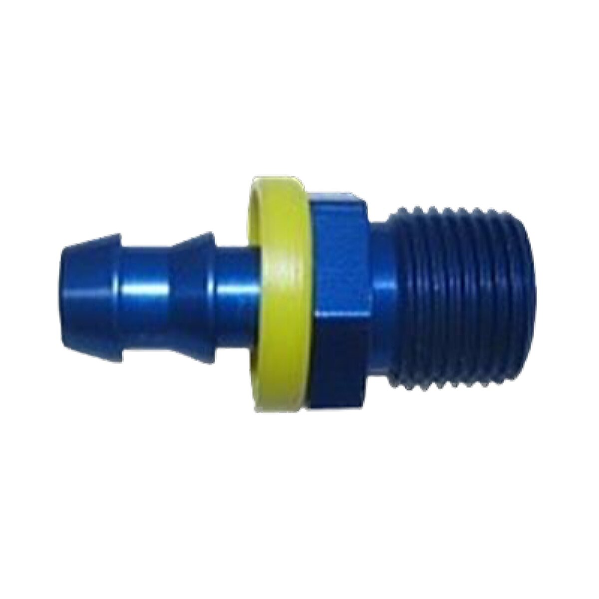 Fragola Adapter, PushLok, Straight, 6 AN Hose, 3/8" NPT Male