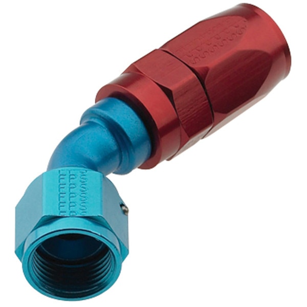 Fragola -8AN x 45 Degree Pro-Flow Hose End - Black