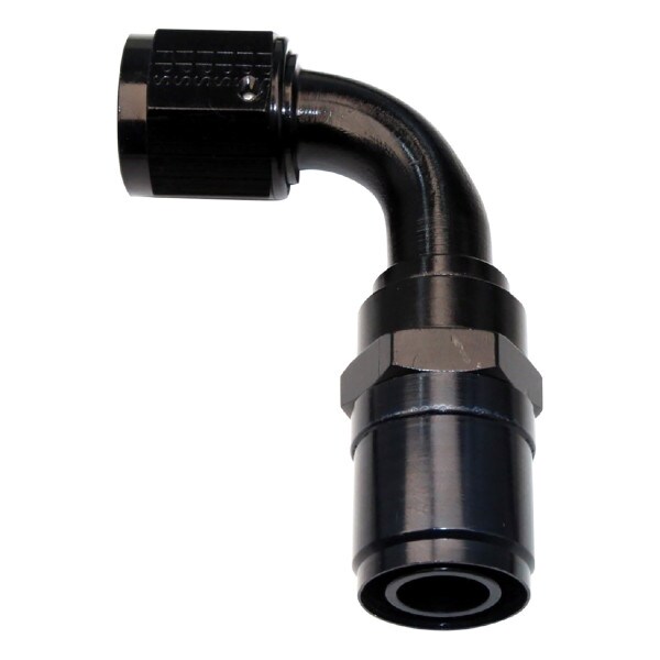 Fragola #6 Race-Rite Crimp-On Hose End 90-Degree 2609006