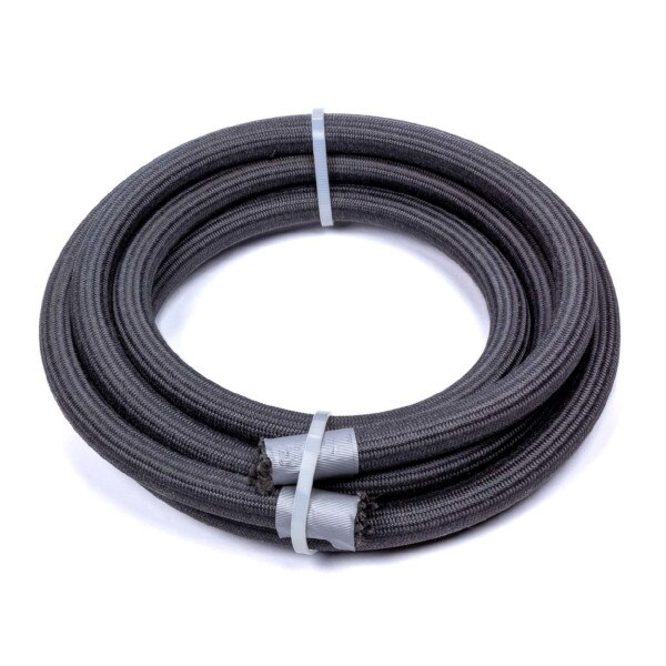 Fragola Hose, Race-Rite, Braided Fire Retardant Fabric, PTFE, Black, #6 AN, 10' Length