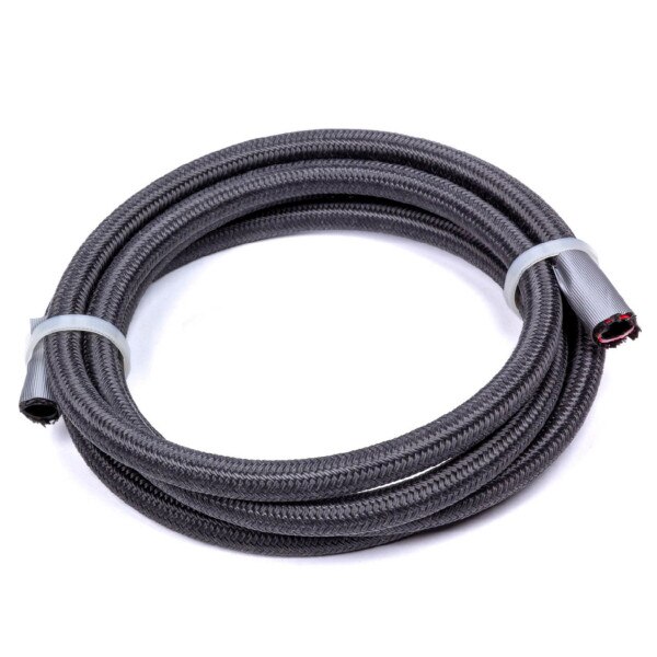 Fragola Hose, Race-Rite, Braided Fire Retardant Fabric, PTFE, Black, #4 AN, 15' Length