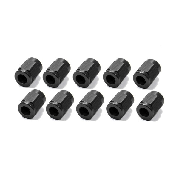 Fragola #8 Tube Nut Black 481808-BL