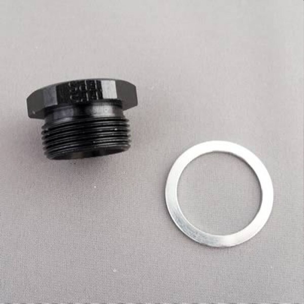 Fragola Inlet Plug 7/8-20 Blank Black 491980-BL Fragola Inlet Plug 7/8-20 Blank Black 491980-BL