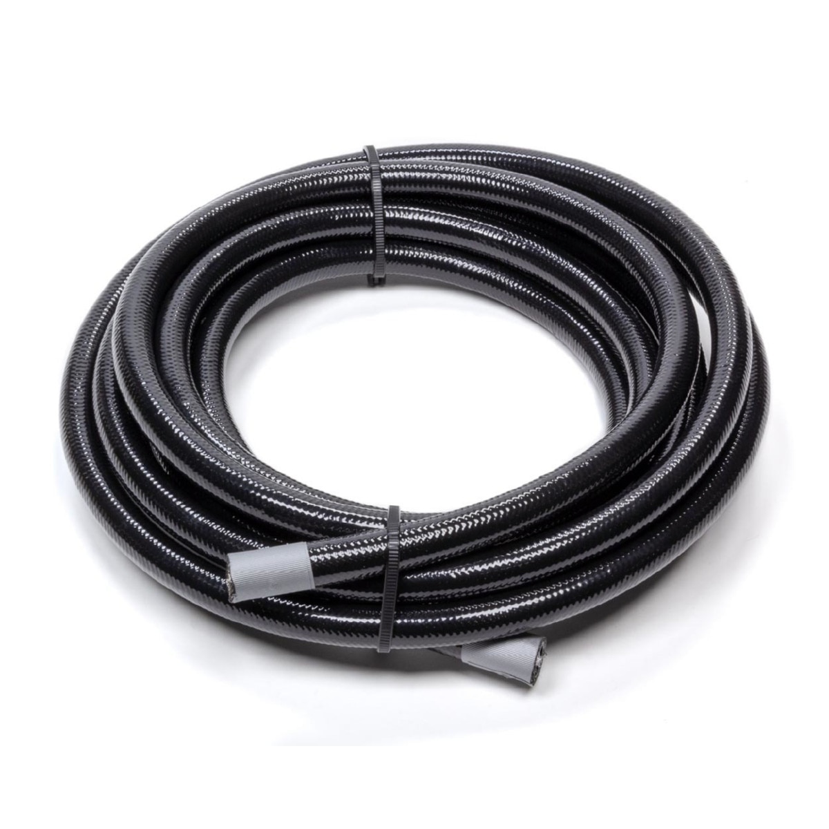 Fragola Hose, 6000 Series, Braided Stainless, PTFE, Black Covering, #8 AN, 10' Length