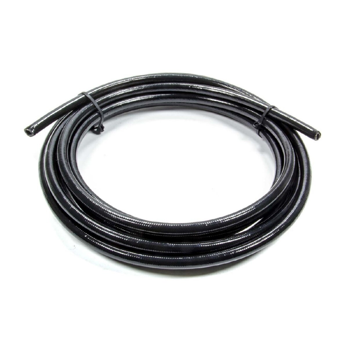 Fragola Hose, 6000 Series, Braided Stainless, PTFE, Black Covering, #8 AN, 20' Length