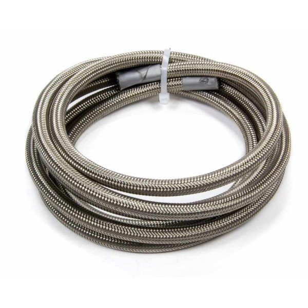 Fragola Hose, 6000 Series, Braided Stainless, PTFE, Natural, #10 AN, 6' Length