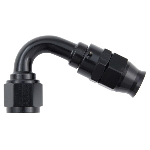 Fragola Hose Fitting #8 120-Degree PTFE Black 681208-BL Fragola Hose Fitting #8 120-Degree PTFE Black 681208-BL