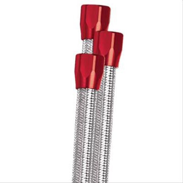 Fragola Hose, 3000 Series, Braided Stainless, Natural, #16 AN, Bulk (Sold Per Foot)