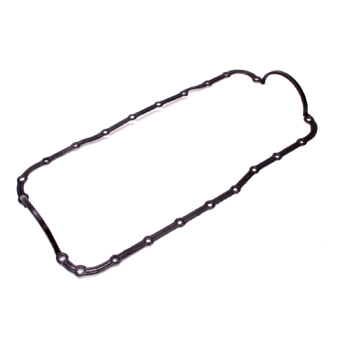 Ford Performance Oil Pan Gasket, 1Piece, Steel Core Silicone Rubber, Small Block Ford