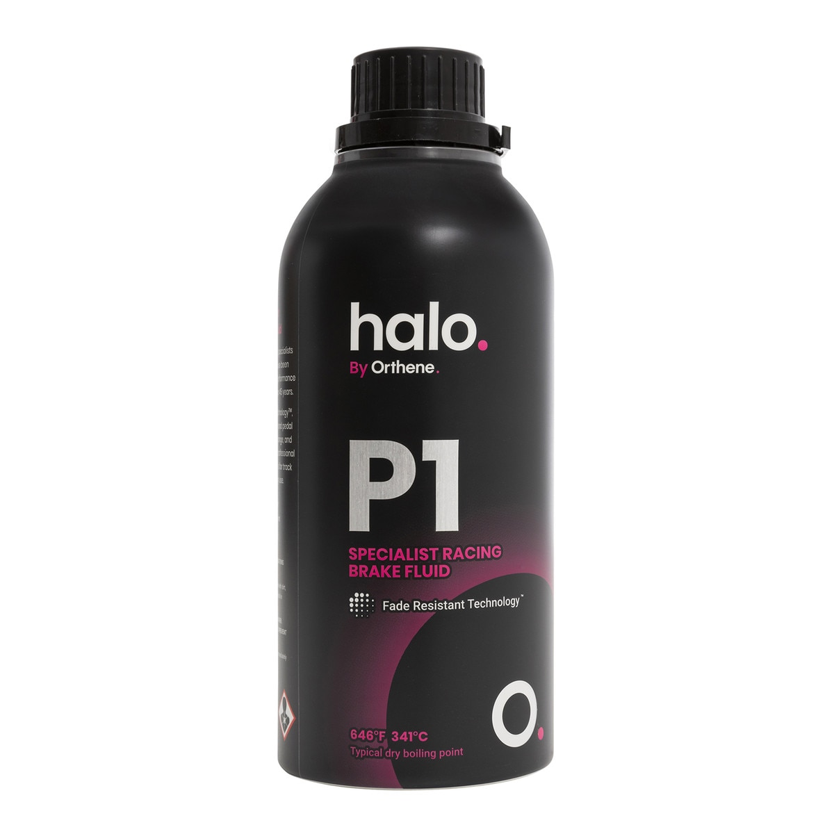 HALO P1 High Performance Brake Fluid, Specialist Racing, 20.3 oz. Bottle