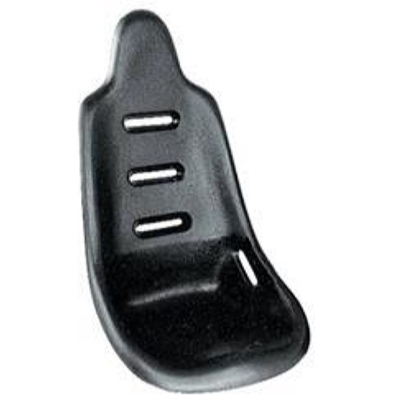 Jaz Seat, Pro Stock, Non-Reclining, Side Bolsters, Harness Openings, Plastic, Black
