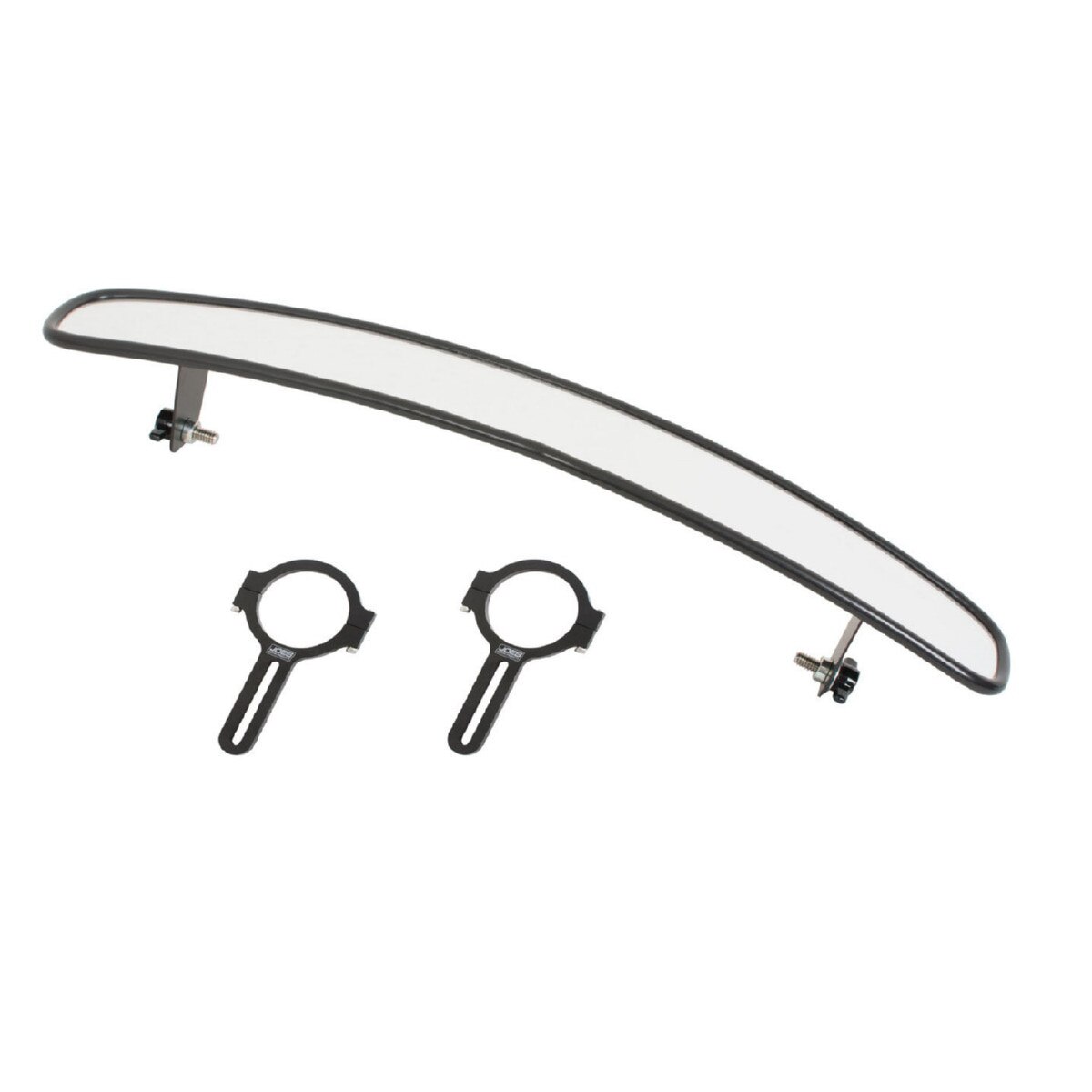 JOES Racing Wide Angle Mirror Kit, 17.000 Mirror, 1.750 Tube, 2.500 Long (Mirror & Brackets)