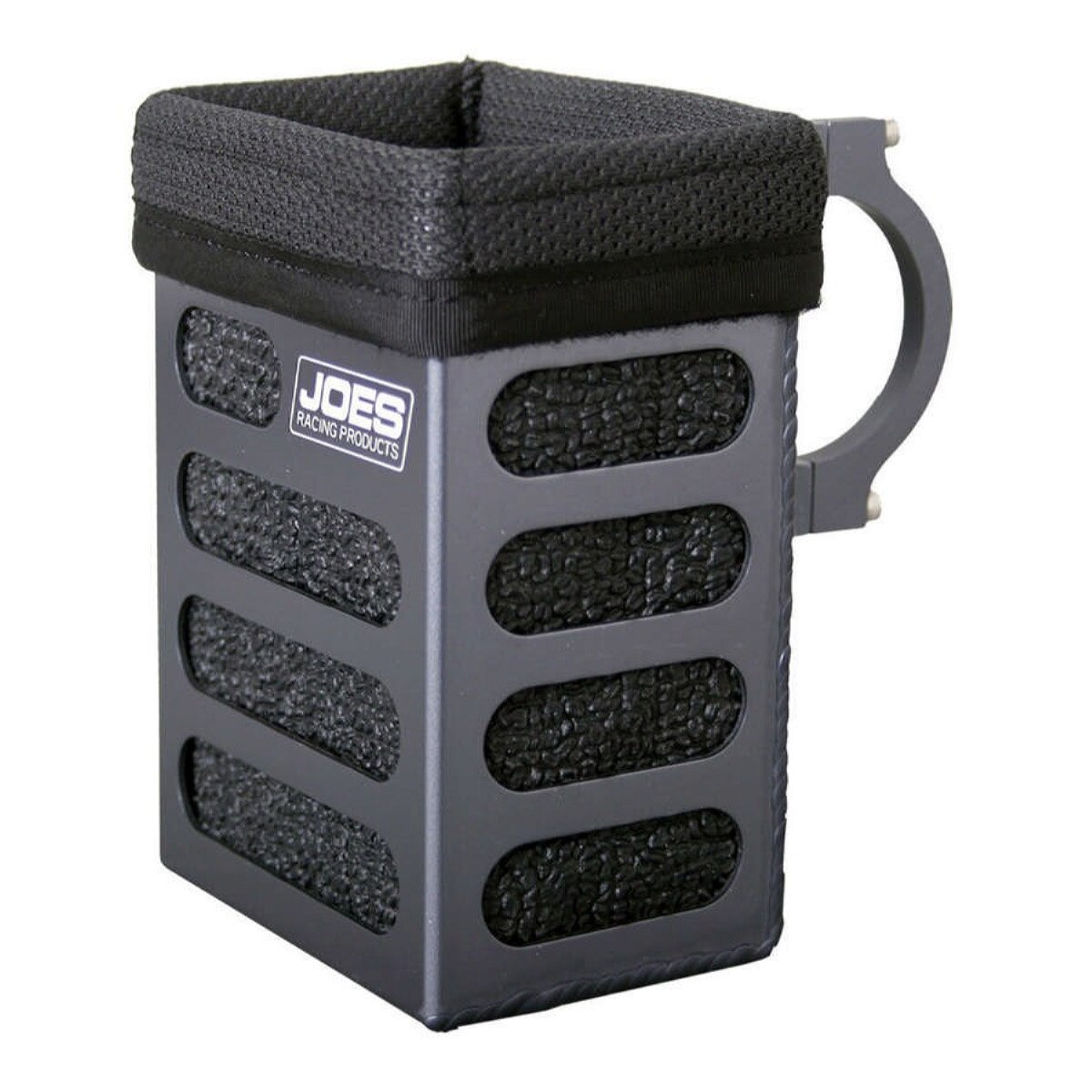 JOES Racing Radio Box, Small, Clamp-On, 5.250 Tall, Aluminum, Black, 1.750 Tube Mount