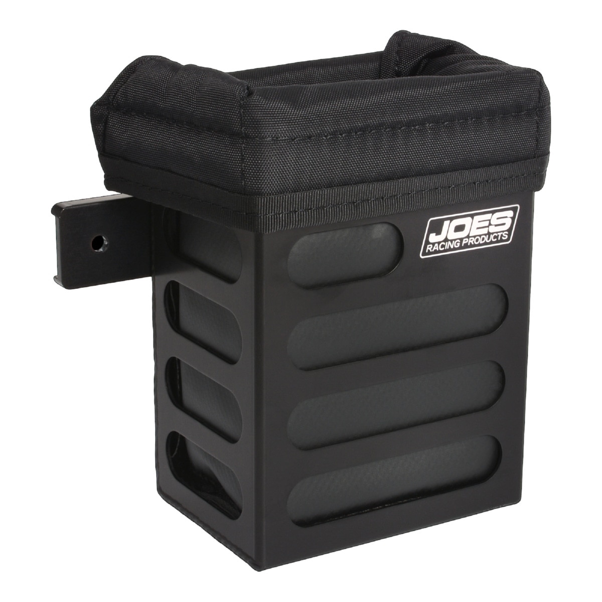 JOES Racing Radio Box, Small, Bolt-On, 5.250 Tall, Aluminum, Black, Flat Panel Mount