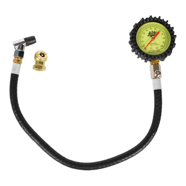 Joes Racing Tire Pressure Gauge, 060 PSI, 2.500" Diameter, Analog