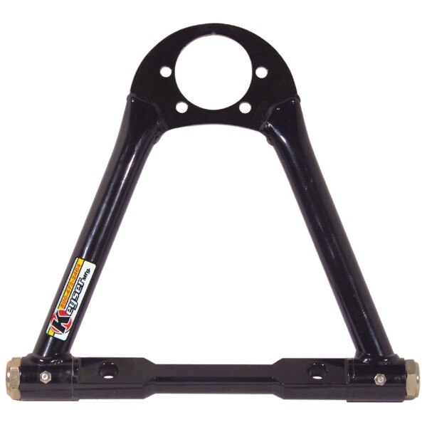 Keyser Upper Control Arm, Tubular 8.25in Straight, Bolt-In Ball Joint, Aluminum Cross Shaft Steel Frame, Black