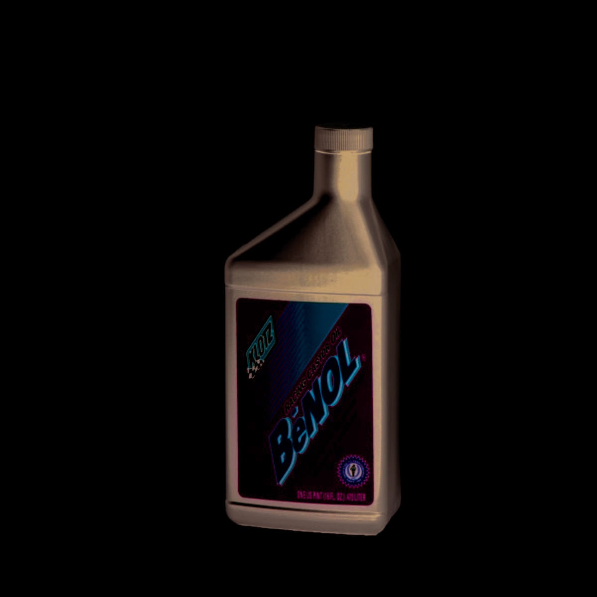 Klotz Synthetic Lubricants 2Stroke Premix Oil, Benol Racing Castor, 1 Pint