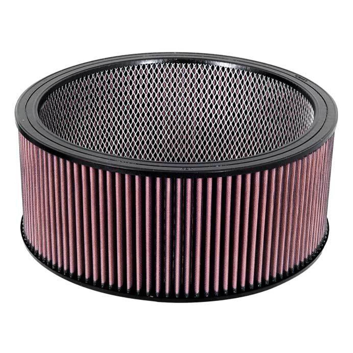 K&N Air Filter Element, Round, 14.000 Diameter, 6.000 Tall, Washable