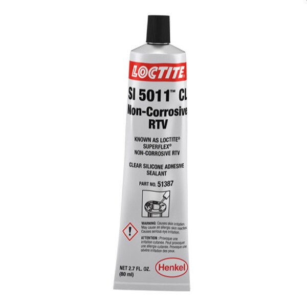 Loctite Superflex NonCorrosive RTV Silicone, Clear, 80 ml. Tube