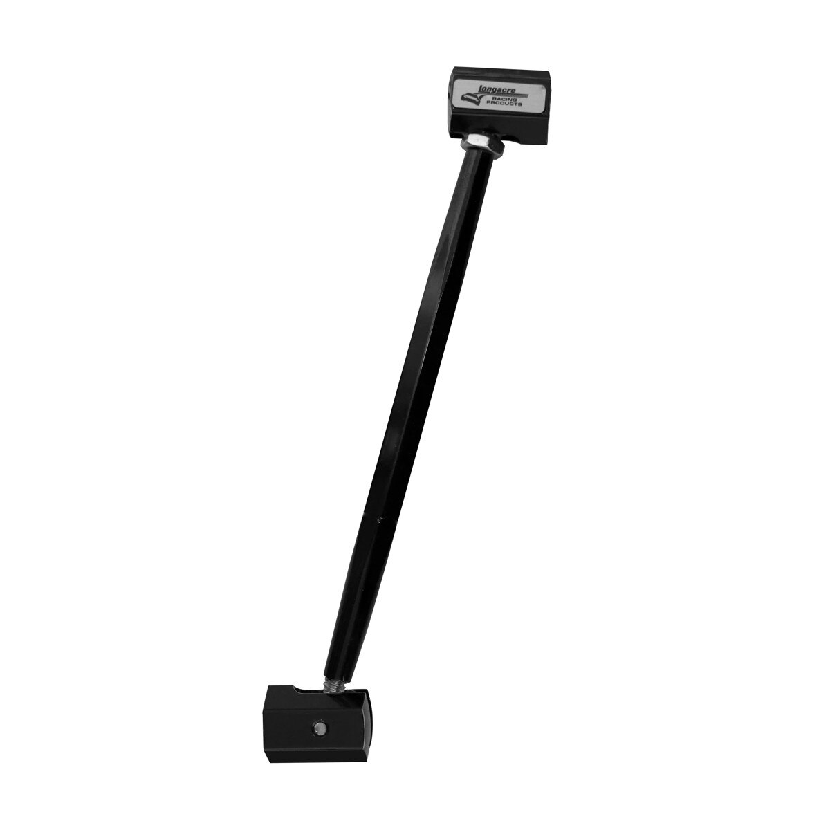 Longacre Spoiler Support, Adjustable Angle, 9.000 to 10.500 Length, Billet Aluminum, Black