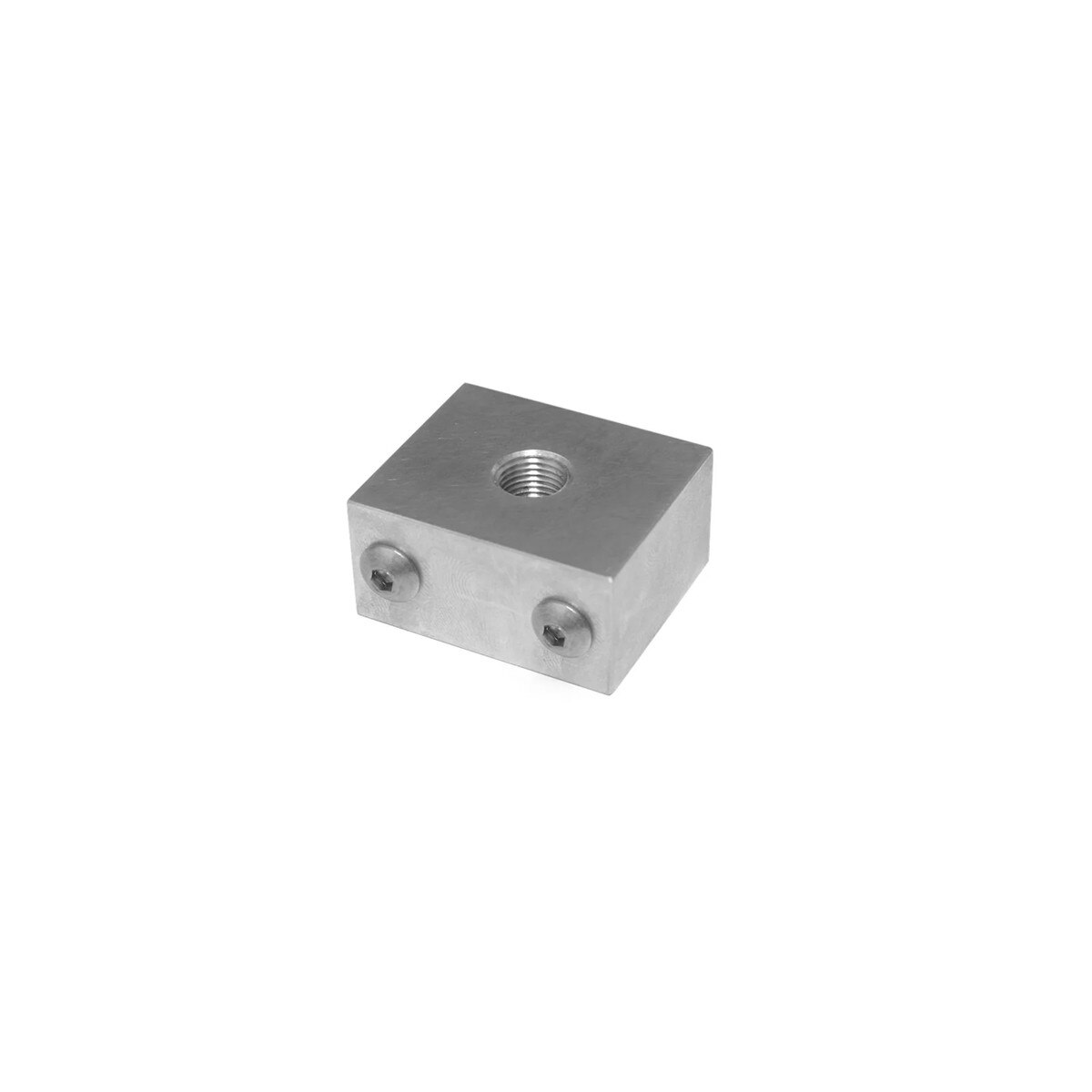Longacre Firewall Junction, 1 Port 1/8in NPT, Aluminum Natural, for SMi Waterproof Pressure Gauges